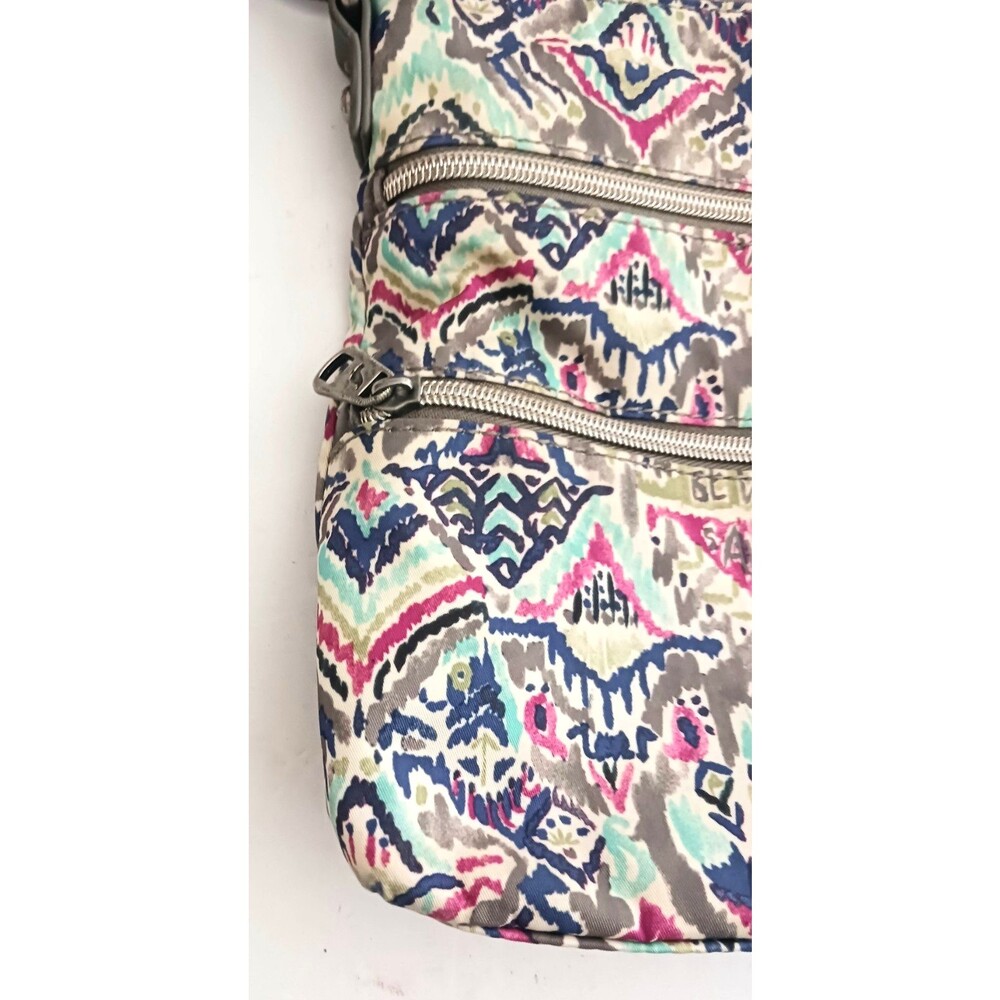 Sakroots Crossbody Artist Circle Printed Nylon Adj Web Strap Lightweight - Picture 10 of 11